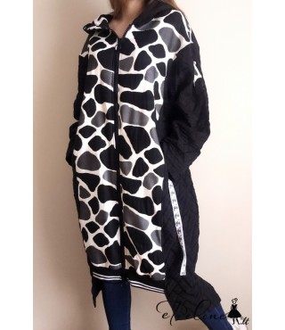 Naujas turkiškas kardiganas su gobtuvu